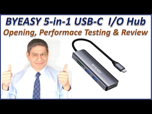 BYEASY 5-in-1 USB Hub with HDMI – Box Opening, Testing & Review