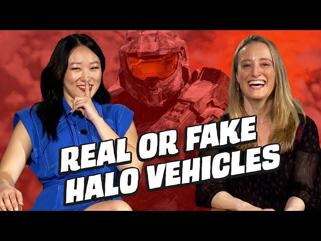 HALO Cast Plays "Real or Fake Halo Vehicle?"