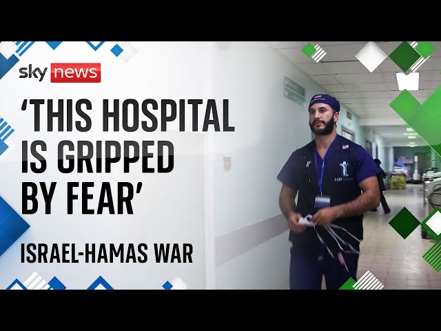 Israel-Gaza war: Ex-NHS doctor stuck in Gaza says family are 'terrified' but 'he has to keep going'