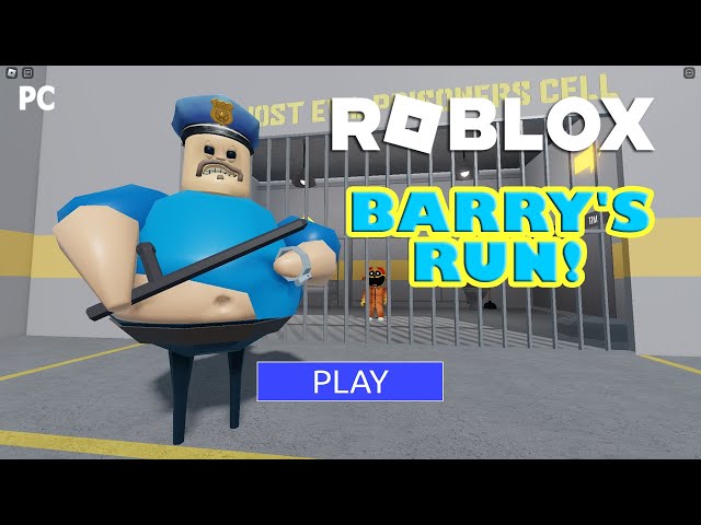 BARRY'S PRISON RUN! (FIRST PERSON OBBY!) _ (Full Gameplay PC) #roblox