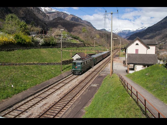 Eisenbahn Video: SBB Historic Ae 6/6 11411 am Gotthard