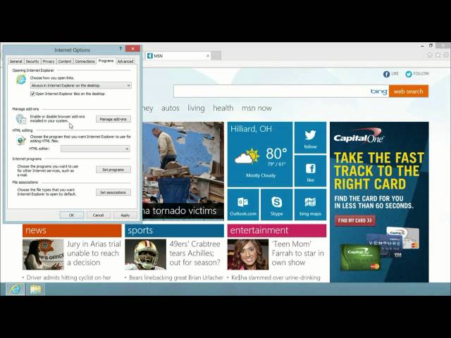 Windows 8: How to have Internet Explorer always open links in desktop mode