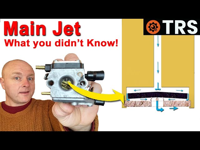 CHAINSAW CARB JET - How it Works Fully Explained!
