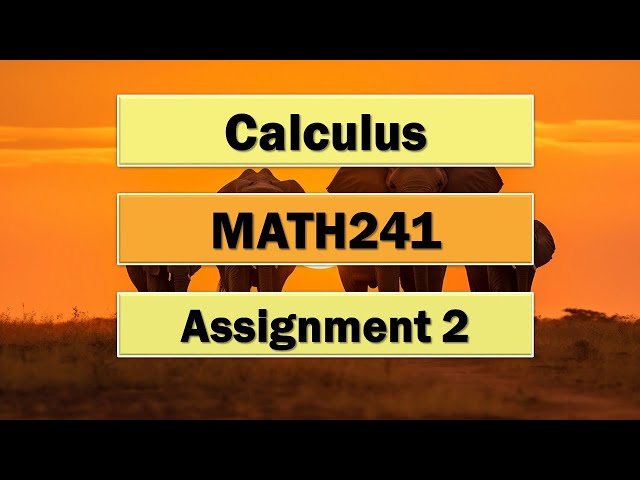 Math241 | Assignment 2 "sample"
