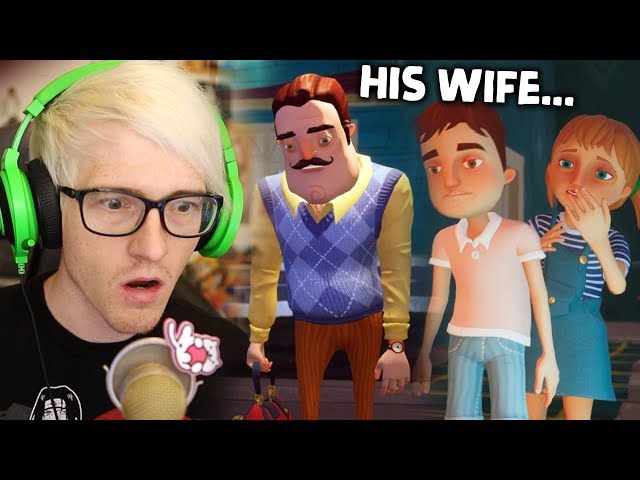 HIS WIFE IS GONE.. | Hello Neighbor Hide and Seek Chapter 3