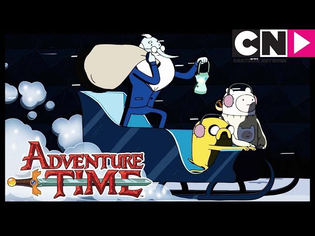 Adventure Time | Elements 3 | ❄️ Sleighing Through Ice Kingdom | Winter Lights | Cartoon Network