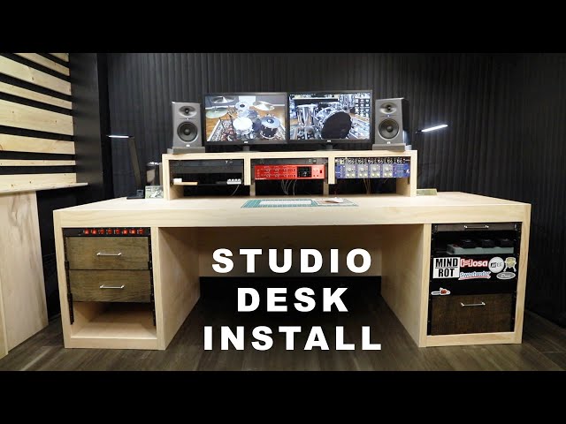 Installing the Ultimate Studio Desk... FINALLY!