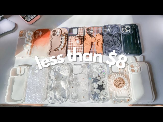 ✨🤎 cheap iphone case haul | yesstyle unboxing & try on | iphone 14 pro max