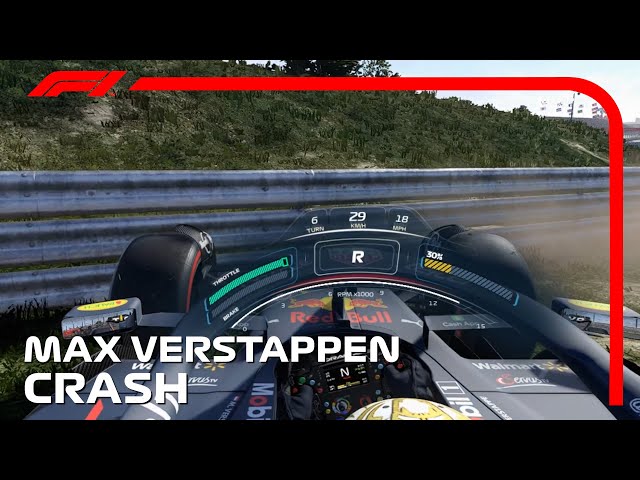 F1 22 Max Verstappen Crash💥 at Zandvoort Netherlands 🇳🇱
