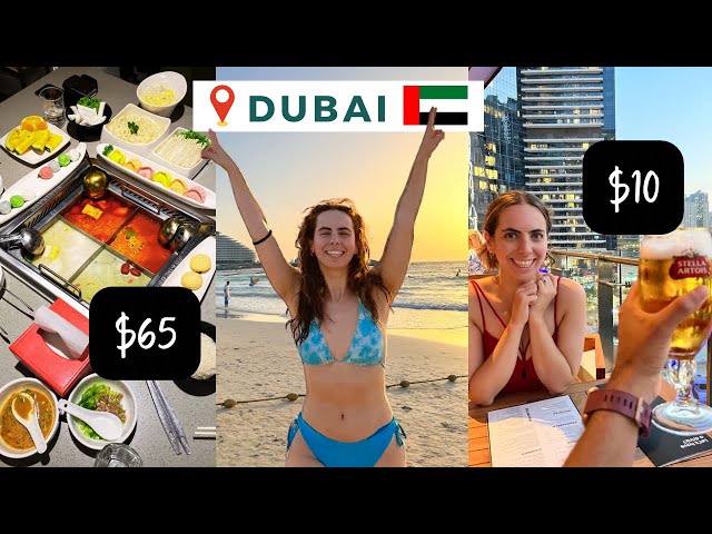 How much money we spend living in Dubai 🇦🇪 | A week in Dubai with prices 🤑 | Food, Rent, Going Out
