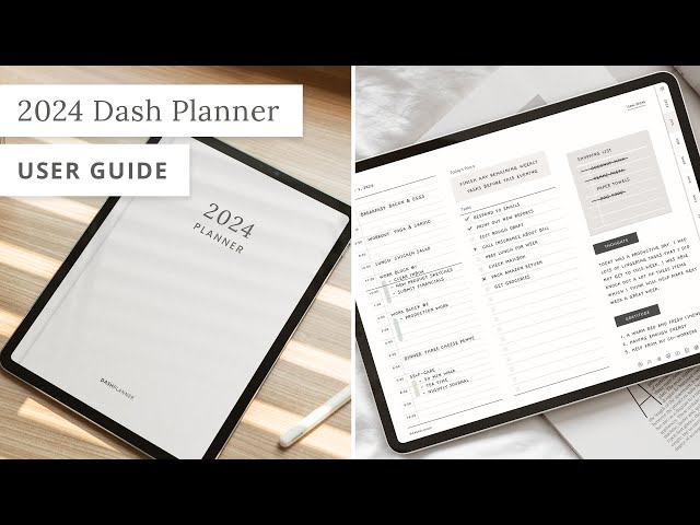 How to Use the 2024 Dash Planner - Digital Planner Guide