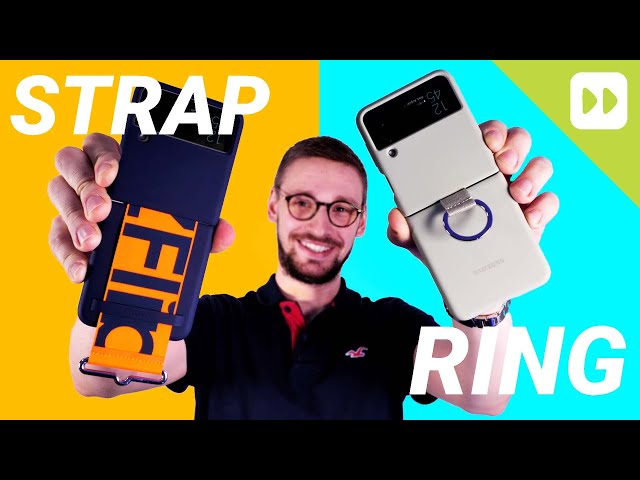 Samsung Galaxy Z Flip 3: Official Ring Case vs Official Strap case!