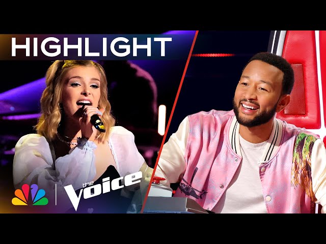 Zoe Levert Shows Her True Country Soul Covering "Cowboy Take Me Away" | The Voice Knockouts | NBC