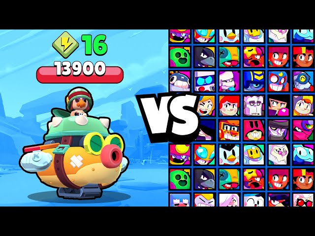 HANK vs ALL BRAWLERS! WHO WILL SURVIVE IN THE SMALL ARENA? | With SUPER, STAR, GADGET!