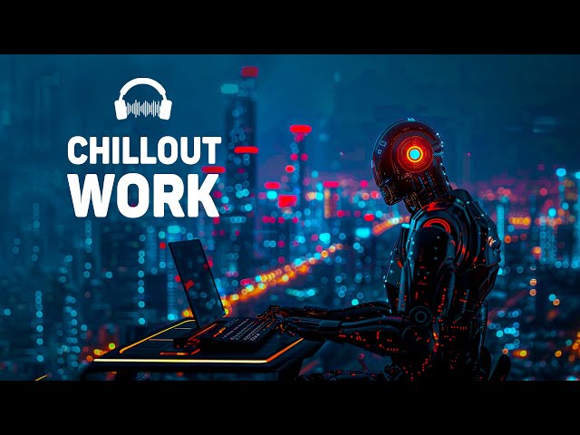 Chillout Music for Work — Dark Future Garage Mix for Concentration — Night City