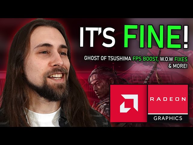 AMD Adrenalin 24.5.1 Drivers | FPS Boost in Ghost of Tsushima, LOTS of FIXES & More!
