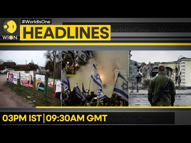 Fresh peace talks to start in Cairo | Poland local elections at test for tusk | WION Headlines