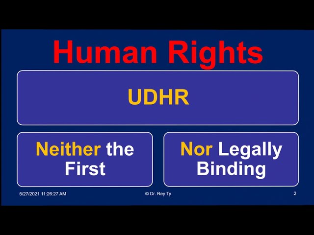 2021 05 19 RT United Nations Human Rights Reporting Mechanisms