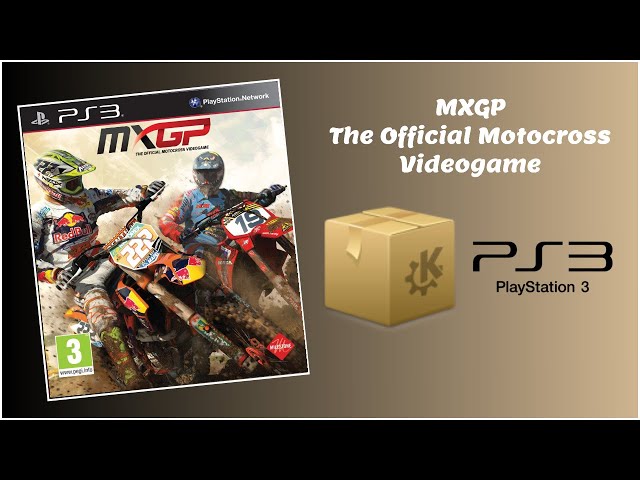 MXGP The Official Motocross Videogame PKG PS3