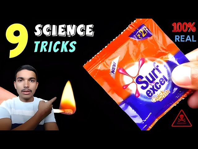 9 Science Experiments do at home | Science Tricks | Useful Science Project | 100% Real Tricks
