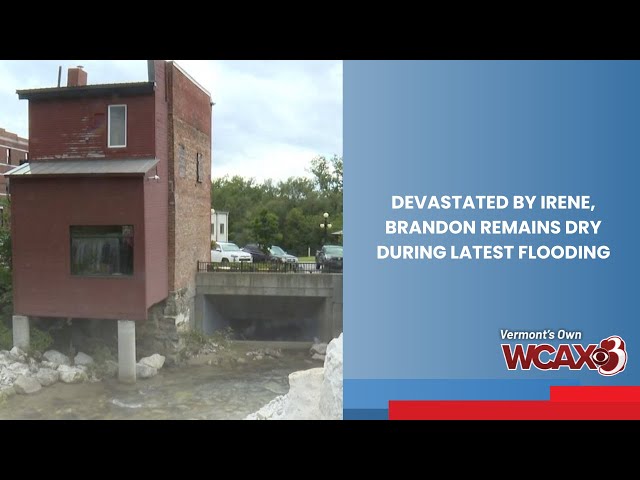 Devastated by Irene, Brandon remains dry during latest flooding