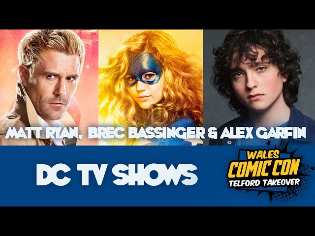 DC Panel - Wales Comic Con November 2023 - Matt Ryan, Brec Bassinger & Alex Garfin