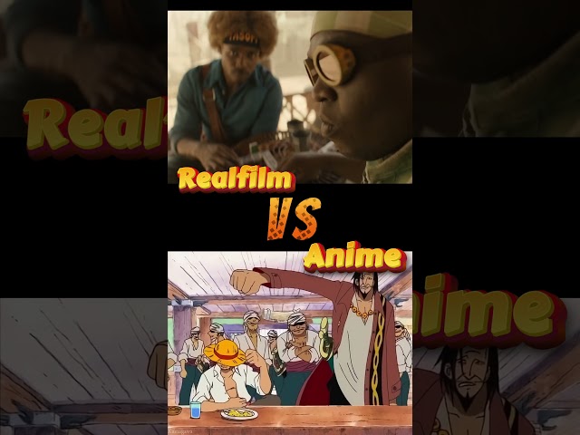 Shanks und Higuma | One Piece Anime vs. Realfilm Vergleich