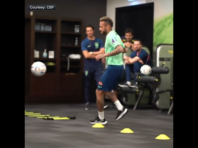 Neymar BACK in training for 🇧🇷 🔥