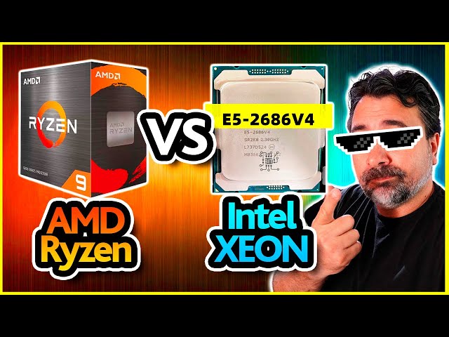 ⚡ RYZEN 9 VS XEON - QUEM GANHA NA MINERAÇÃO? CPU MINING - RYZEN 9 5900X XEON 2686 V4 CPU MINER