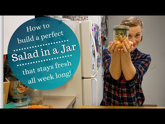 How to Build a Perfect Salad in a Jar