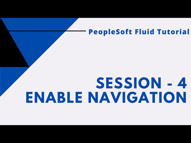 How to register PeopleSoft Fluid Component - Demo -  PeopleSoft Fluid Tutorial (4/9)