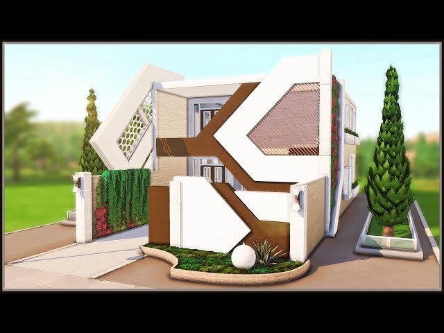 Geometry Loft (No CC) - The Sims 4 Stop Motion Build