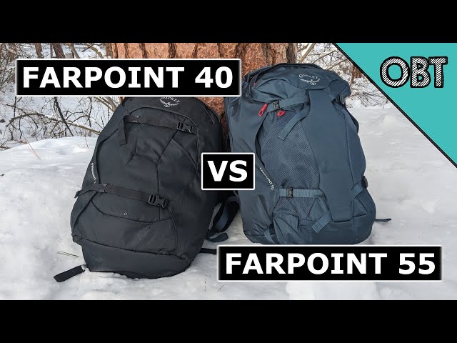 Osprey Farpoint 40 vs 55 Comparison (2022 Versions + Daypacks!)
