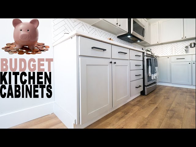 How to build Kitchen Cabinets on a budget
