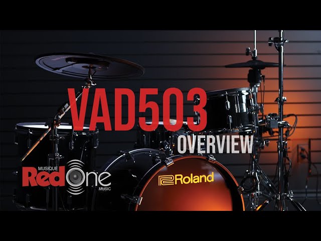 Roland VAD503 V-Drums Acoustic Design Electronic Drum Overview with Roland Canada