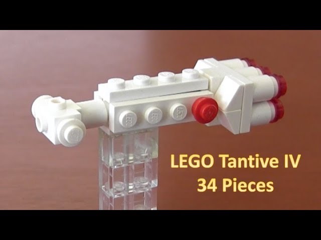 How To Build A LEGO Star Wars Mini Corellian Corvette / Tantive IV With 34 Pieces