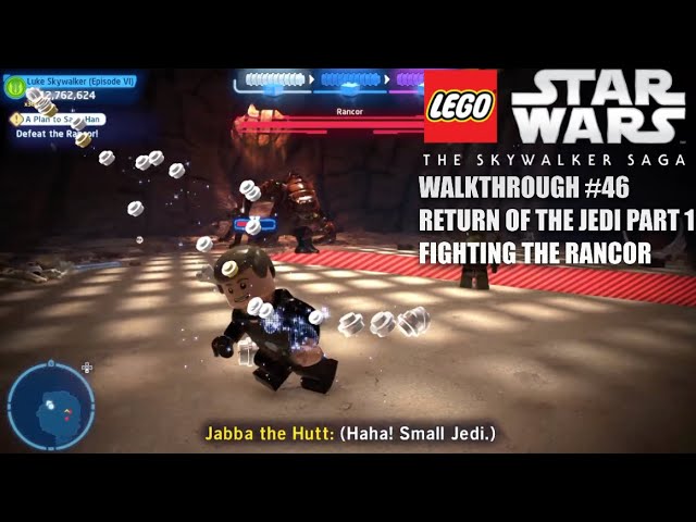 LEGO Star Wars The Skywalker Saga Walkthrough #46 | Return Of The Jedi Part 1 | Fighting The Rancor