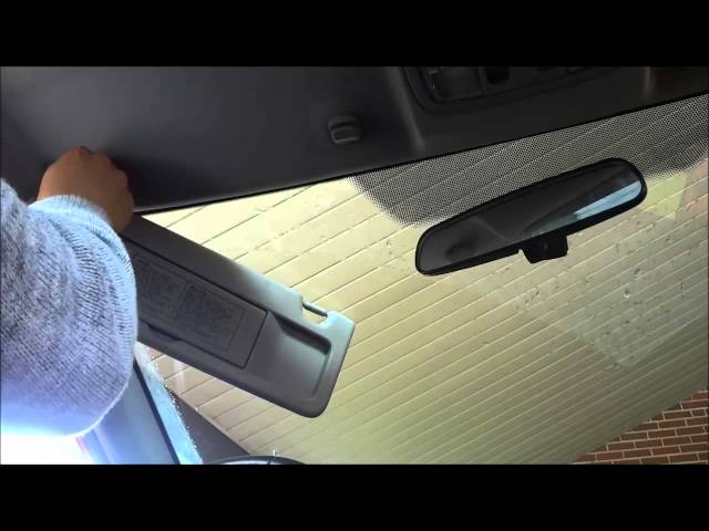 How To Install A Sun Visor In A Honda Civic-8th Gen (2006-2011)