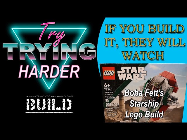 TTH Build #1: Boba Fett's Starship Lego Build #lego #build #starwars #starwarslego #timelapse #vlog