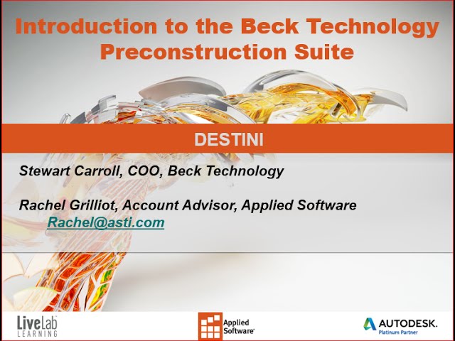 Introduction to the Beck Technology DESTINI Preconstruction Suite