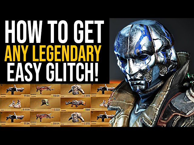Outriders HOW TO GET ANY LEGENDARY "GLITCH" - Outriders How To Get All Legendary Gear