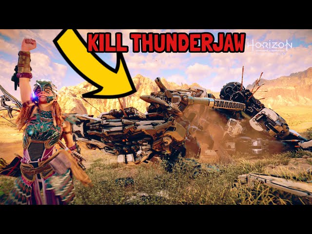 Kill the Thunderjaw (Thirst for the Hunt) - Horizon Forbidden West