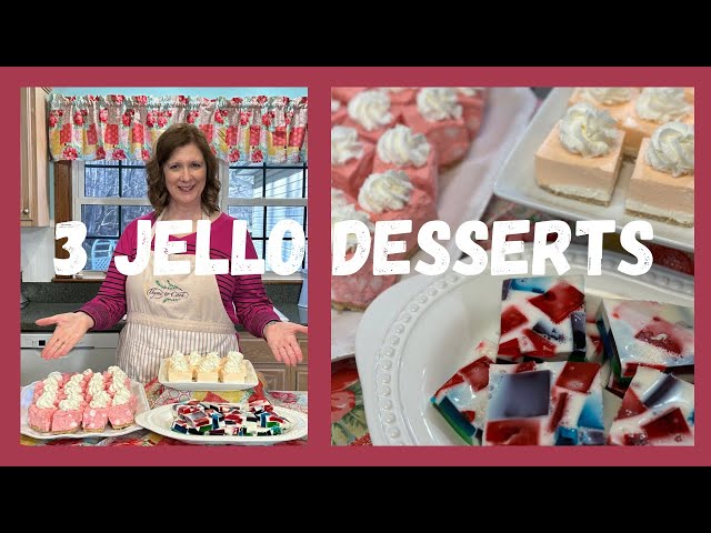 3 Retro Jello Desserts