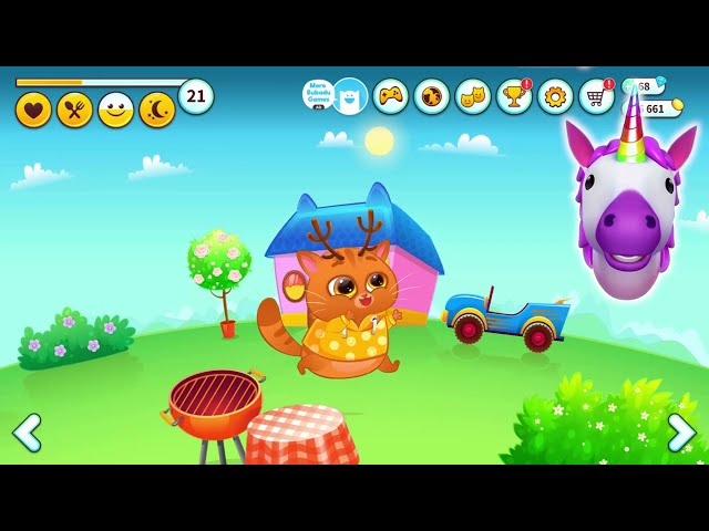 Little Kitten Adventure Bubbu Educational Games - Play Fun Cute Kitten Pet Care Game for Kids #534
