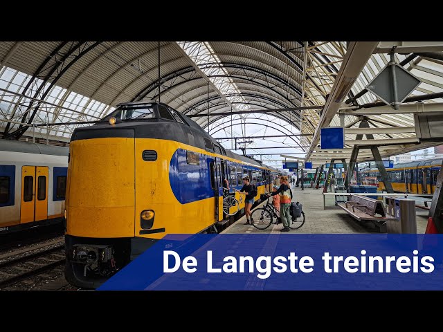 De bijna LANGSTE treinreis in NEDERLAND | Groningen - Vlissingen #BartVlog