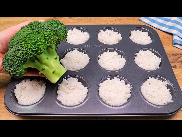 New recipe for rice and broccoli! Nobody believed that rice and broccoli were so delicious!