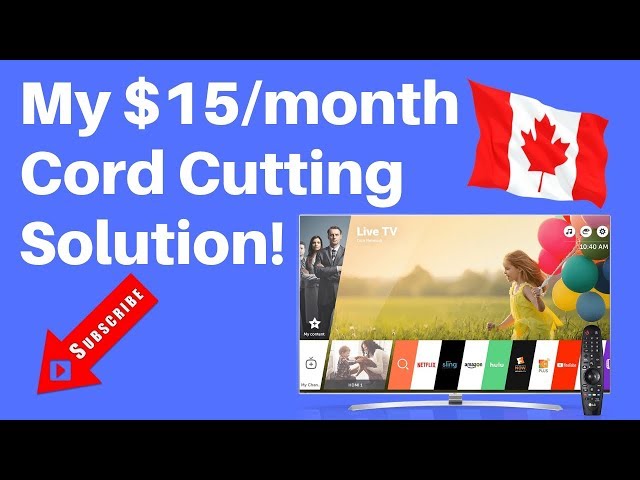 My $15 / month TV cord cutting solution using a smart TV