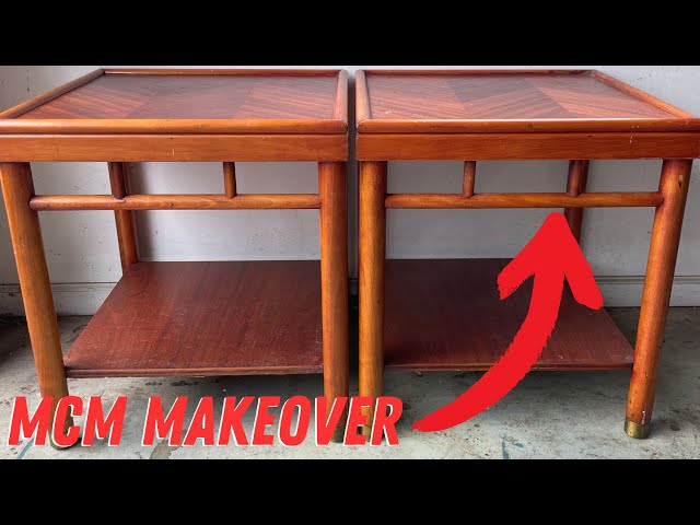 Easy Side Table Makeover for Beginners | MCM Makeover