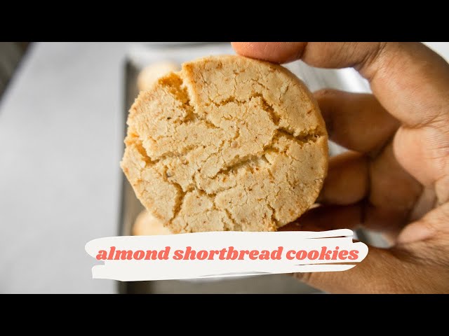 Delicious Almond Shortbread Cookies Recipe | Easy Butter Cookies | The Cupcake Confession