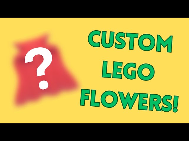 How To Make LEGO FLOWERS From An UNEXPECTED PIECE!